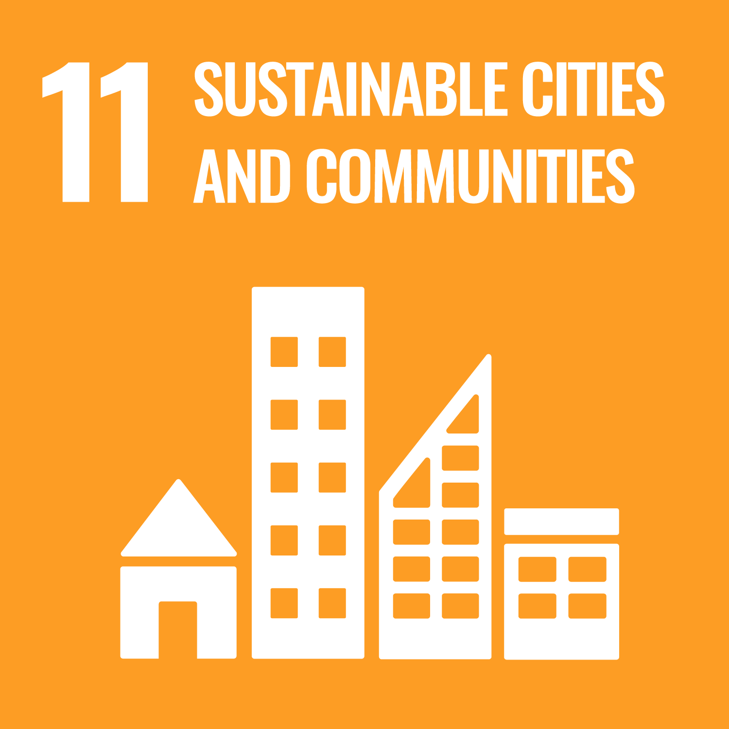 SDGs 永續城鄉-Sustainable Cities and Communities圖示